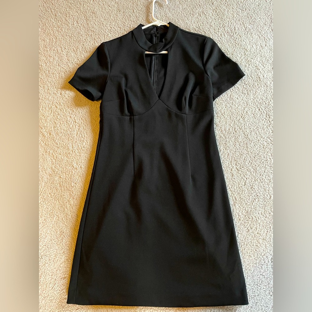 Trina Turk little black dress with keyhole front